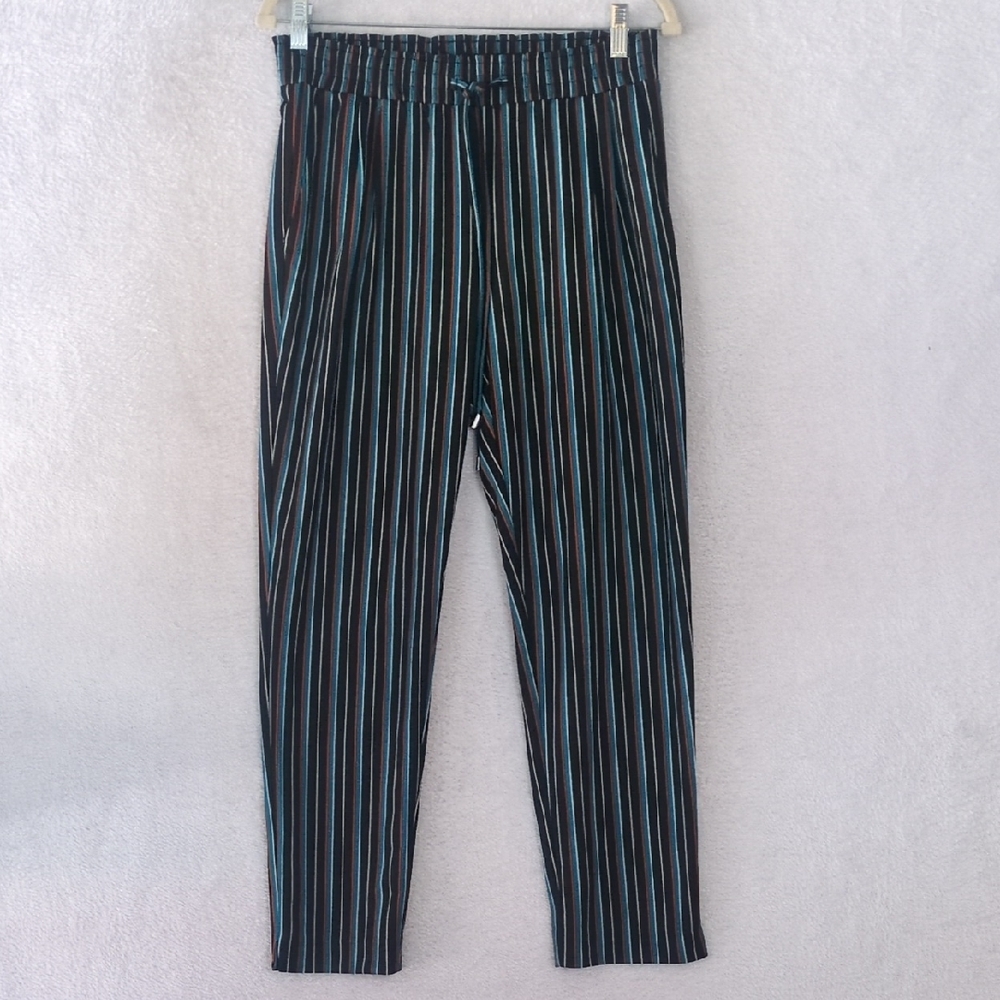 Flirtatious‎ Junior's Contemporary Striped Straight Leg Trousers Size M